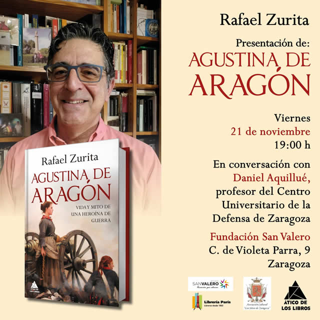 Rafael Zurita presenta 'Agustina de Aragón'